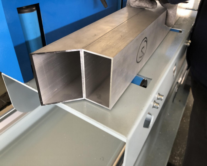 aluminum and pvc double head cnc cutting saw ljz2s 500x4200-9
