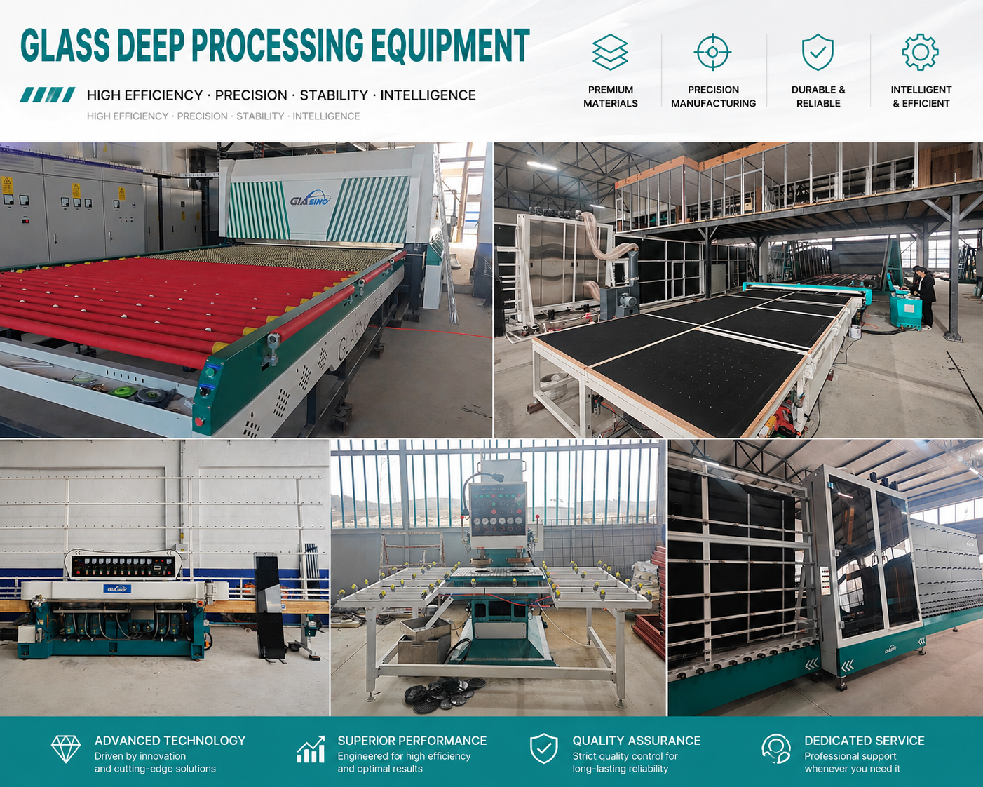 GLASINO Complete Glass Machinery Project in Turkey