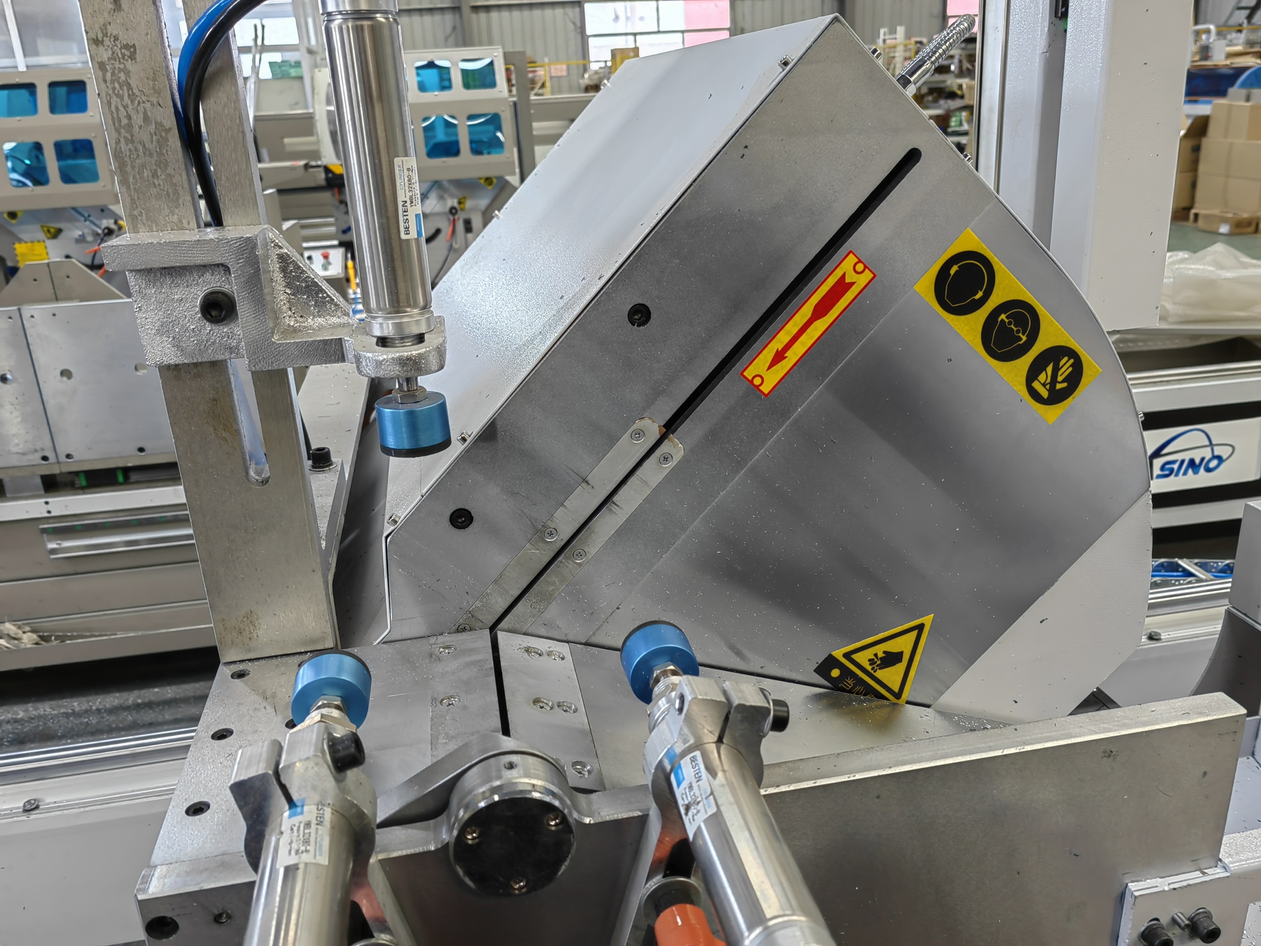 digital display aluminum and pvc double head cutting saw-1
