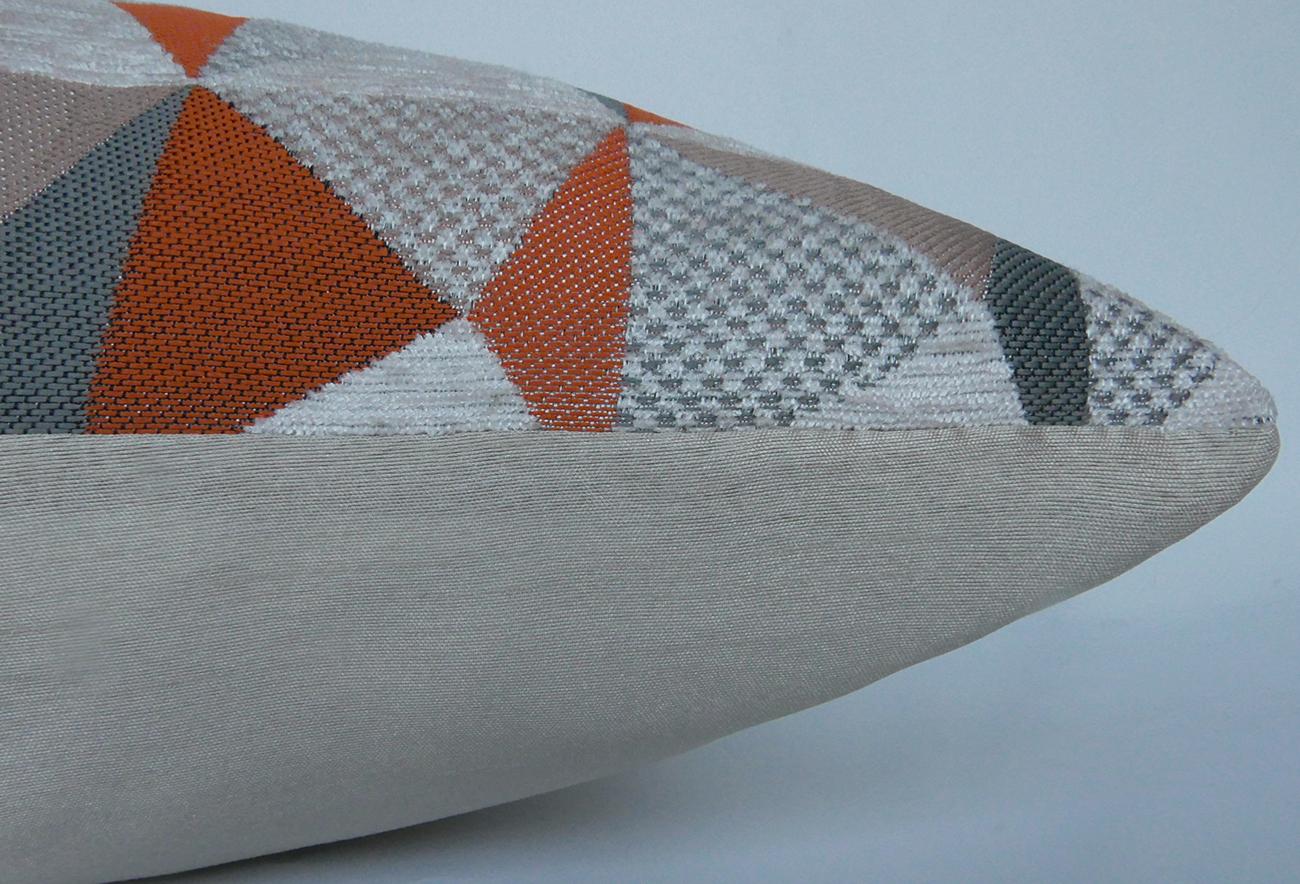 Geometric jacquard decorative cushion cover factory