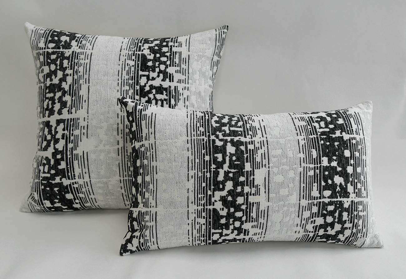 Funda moderna per a coixí decoratiu de xenil·la jacquard abstracta, funda de coixí geomètrica teixida amb textura, coixí decoratiu per a sofà, llit o decoració d’interiors