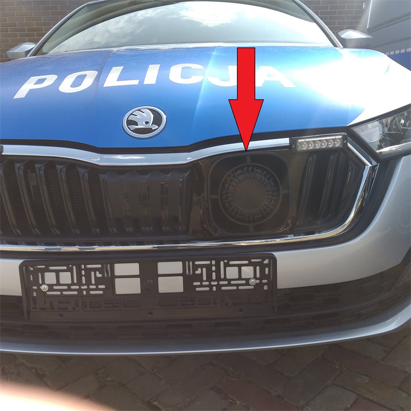 Hidden Grille Mounted Siren Speaker