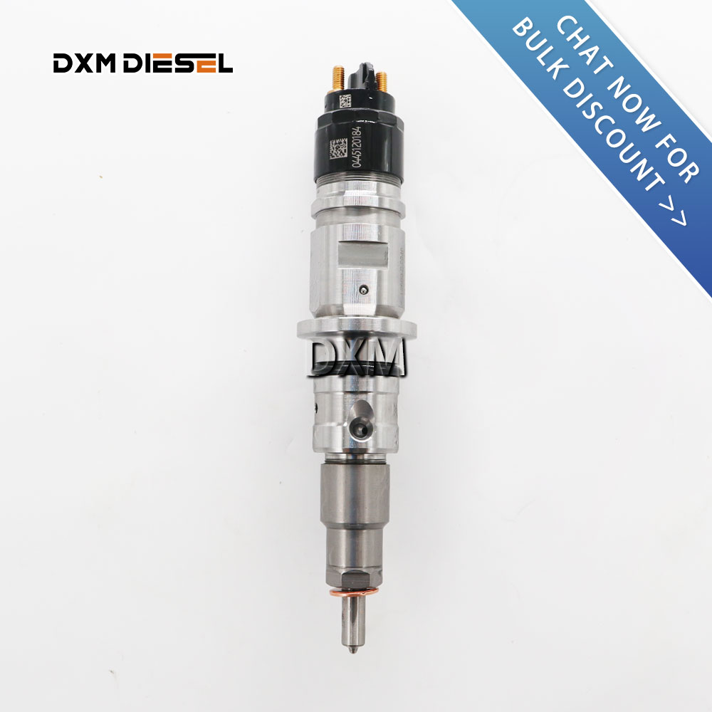 หัวฉีดเชื้อเพลิงระบบคอมมอนเรลสำหรับดีเซลคุณภาพสูงรุ่นใหม่ DXM รุ่น 0445120184 พร้อมใช้งานร่วมกับรุ่น 0445120064, 0445120184, 0445120037 และ 0445120208 สำหรับรถบรรทุกเรโนลต์
