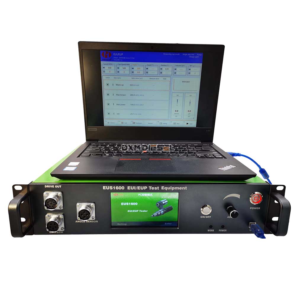 DXM Eus1600 Eus1600 New Designed HEUI EUI EUP Tester EUS1600 Common Rail Injector Test With BIP Value Flow Value