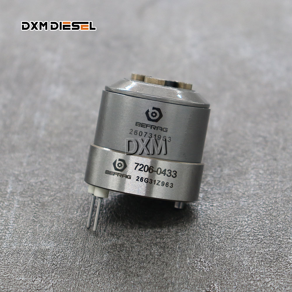 DXM Original Fuel Injector Solenoid Valve 7206-0433 72060433 for 33800-84400 20544184 20544186 21586294