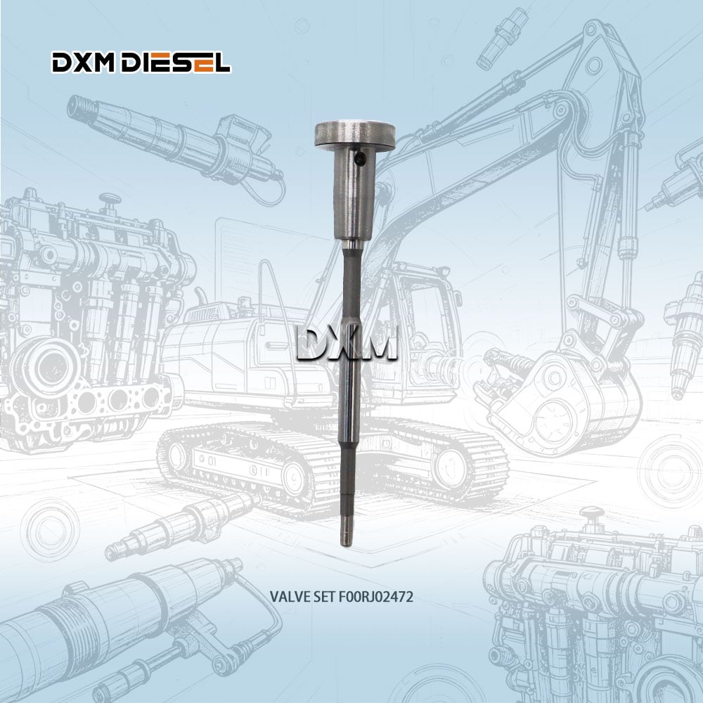 DXM Common Rail Injector Valve F00RJ02472 Control Valve Set Excavator Truck Parts Steel