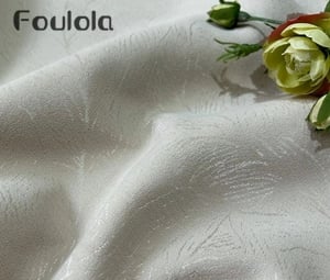 Foulola News: 9923# Chenille Jacquard Pióra Zasłona Przeciwko Światłu