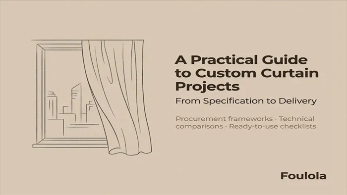 A Practical Guide to Custom Curtain Projects: From Specification to Delivery