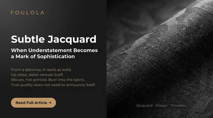 Subtle Jacquard Curtains: When Understatement Becomes a Mark of Sophistication