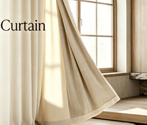 Premium Chenille Blackout Curtain – Double-Sided, 90-95% Shading, A-Class Eco, Matte, 280CM & 320CM Width | YHCC#