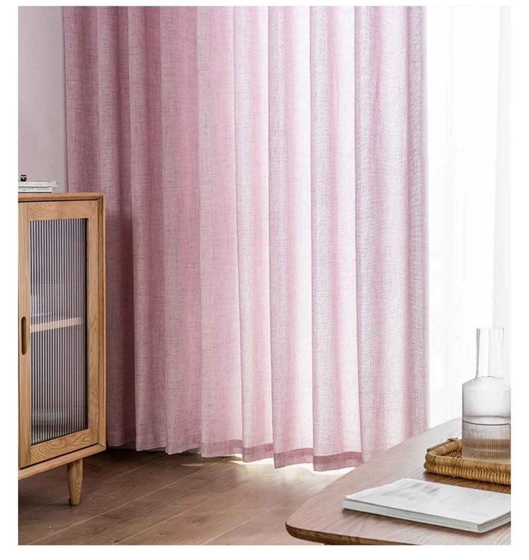 Foulola:16133A# Series,2.8/3.2m Two Sided Artwork Linen Fabric details