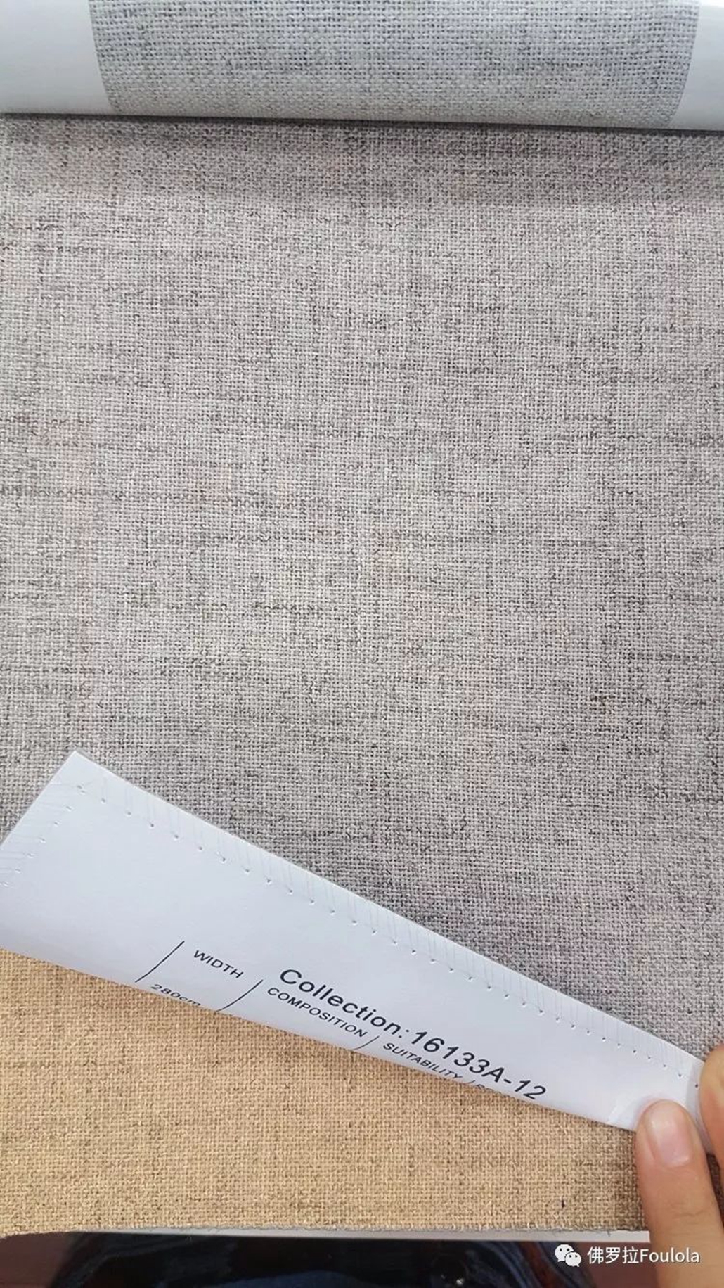Foulola:16133A# Series,2.8/3.2m Two Sided Artwork Linen Fabric factory