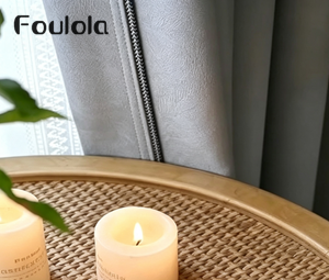 High-Density Subtle Jacquard Blackout Curtain – Triple Weave, 90-95% Shading, Class A Eco, Matte, 280CM & 340CM Width | TZJY#