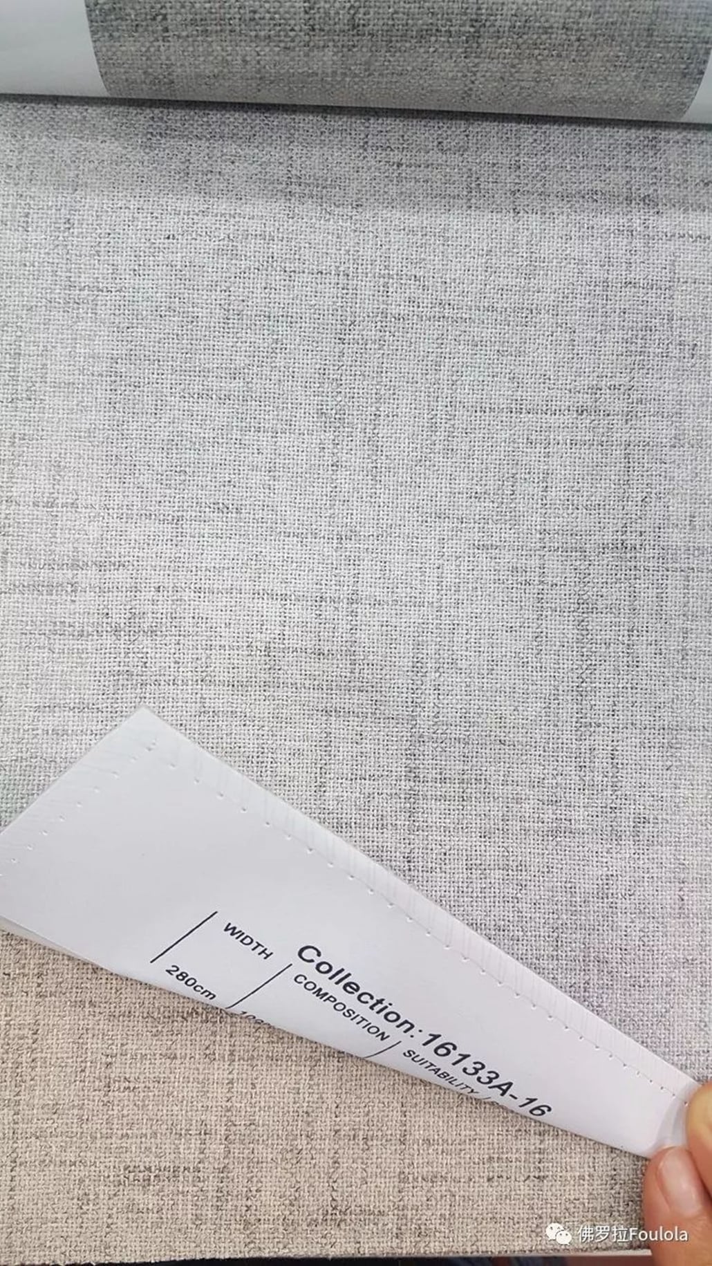 Foulola:16133A# Series,2.8/3.2m Two Sided Artwork Linen Fabric supplier