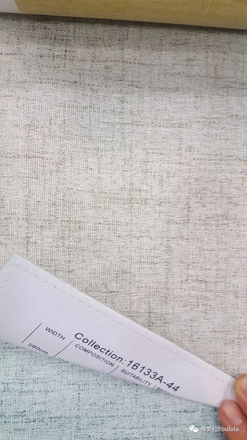 Foulola:16133A# Series,2.8/3.2m Two Sided Artwork Linen Fabric supplier