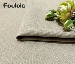 Foulola News: 2,8/3,2 m Szerokość 90% Ciemny Styl Lnu Materiał Na Zasłony --- MMSH#