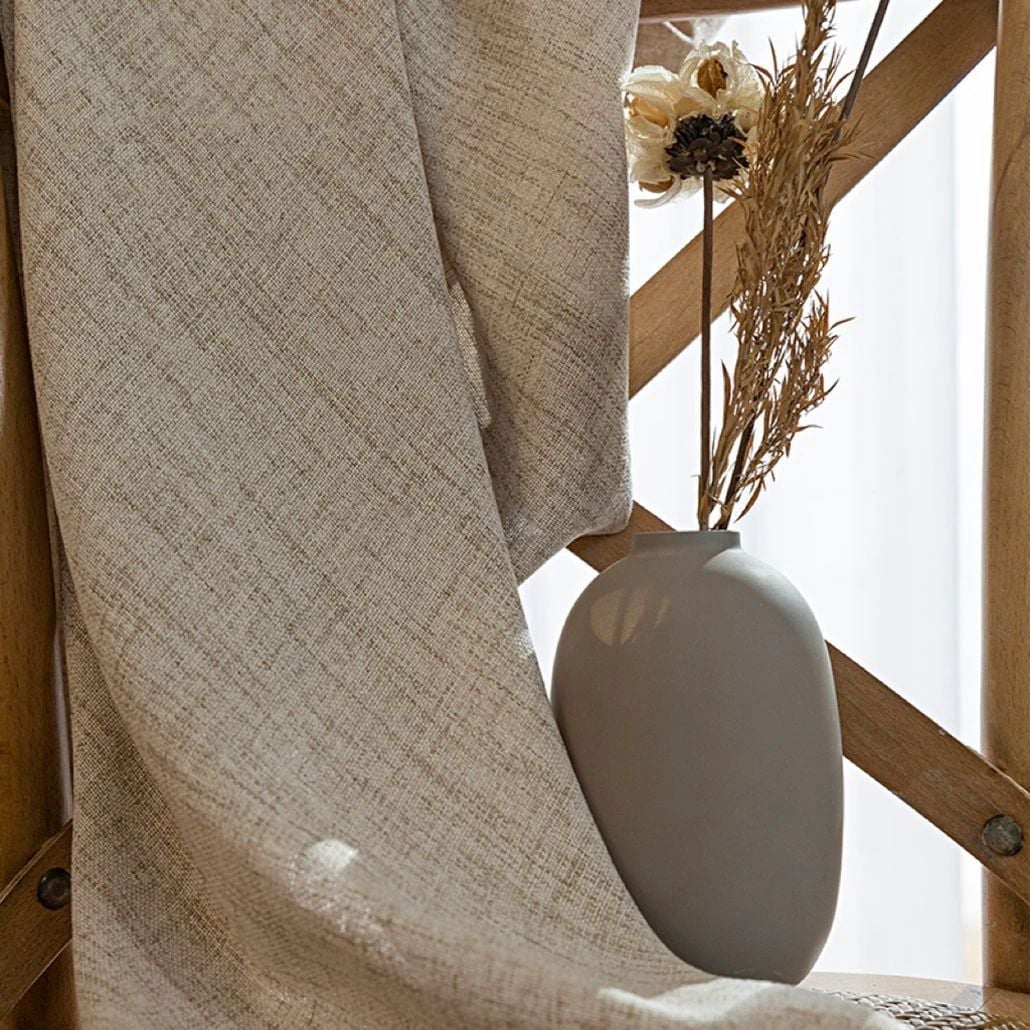 Foulola:16133A# Series,2.8/3.2m Two Sided Artwork Linen Fabric supplier