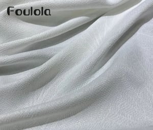 Foulola News: 2,8/3,2 m Szerokość Tkanina Jacquard Styl Lneny Przezroczysta Zasłona