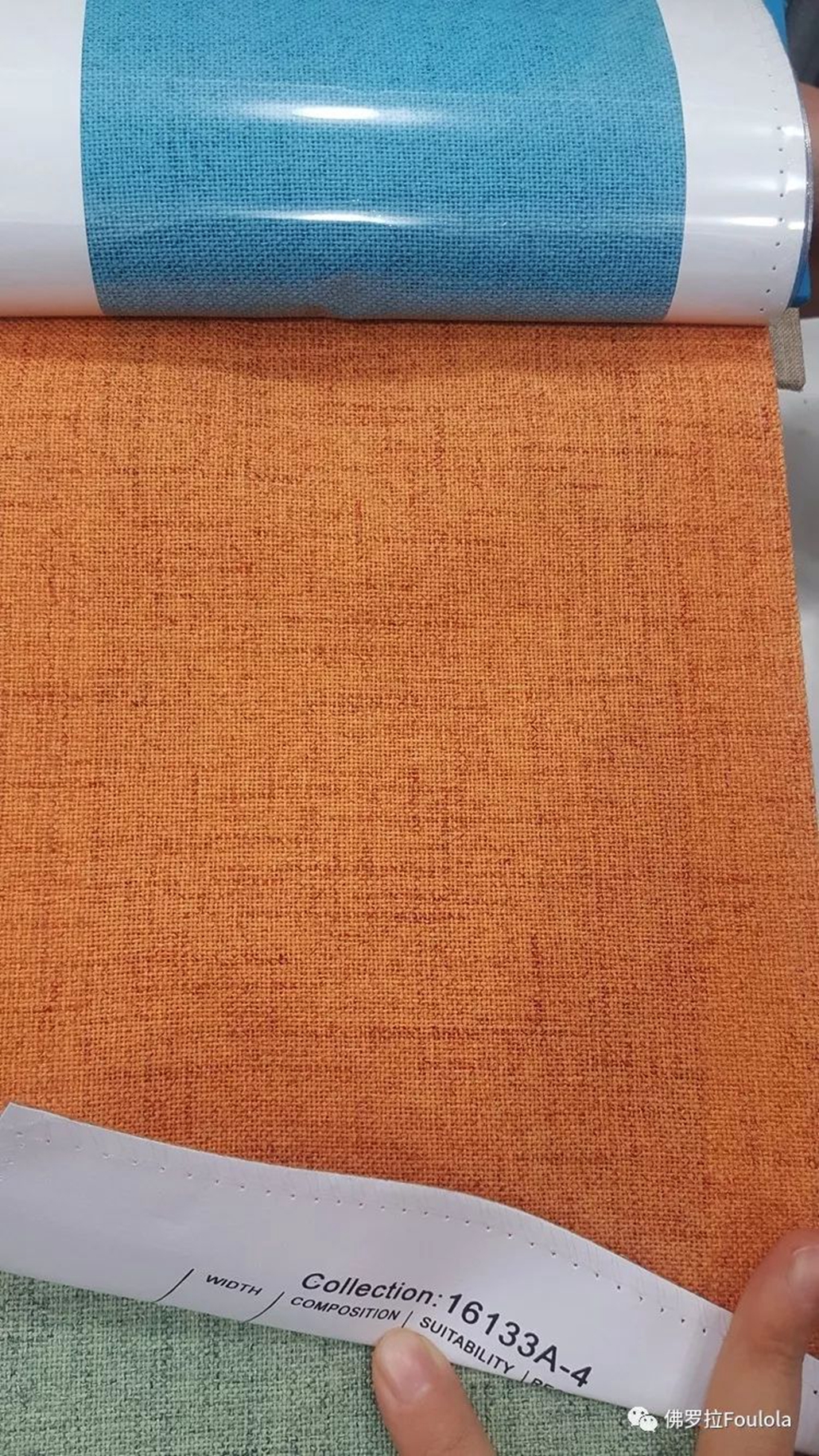 Foulola:16133A# Series,2.8/3.2m Two Sided Artwork Linen Fabric manufacture