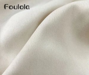 Foulola News: Zasłony i tkanina w stylu lnianym, dwustronne, blackout, z obu stron wygląda tak samo — TSM#