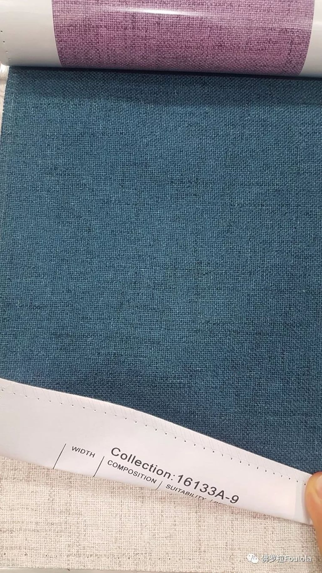 Foulola:16133A# Series,2.8/3.2m Two Sided Artwork Linen Fabric factory