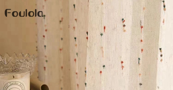 Foulola News: WF5# High Grade Linen Style Sheer Curtains