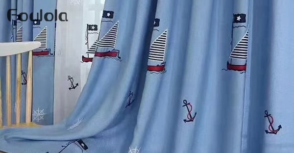 Foulola Cartoon Series：FC/YHY/MKL/XHS,Embroidery Artwork Curtain