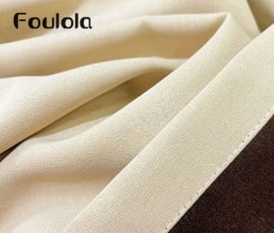 Foulola News: Zasłony i materiały z bawełny i lnu o szerokości 280 cm zapewniające całkowitą ciemność – model 2620#
