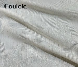 Foulola: 2658# – Jacquard Linen-Style Sheer Curtain – 161GSM, Soft Drape, 280CM & 340CM Widths, Linen Colour in Stock, A-Class Compliant