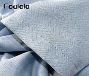 Triple-Weave Water-Ripple Jacquard Blackout Curtain – 375gsm, Physical 90-95% Shading, Double-Sided, A-Class Eco, Matte, 280CM & 320CM Width | 719#