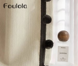 Foulola News: 2.8/3.2m 9917# Zasłona z chenille z efektem zaciemniającym