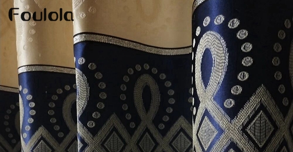 Foulola ：280CM Width, Jacquard Curtain Fabric, 178gsm 500g/m