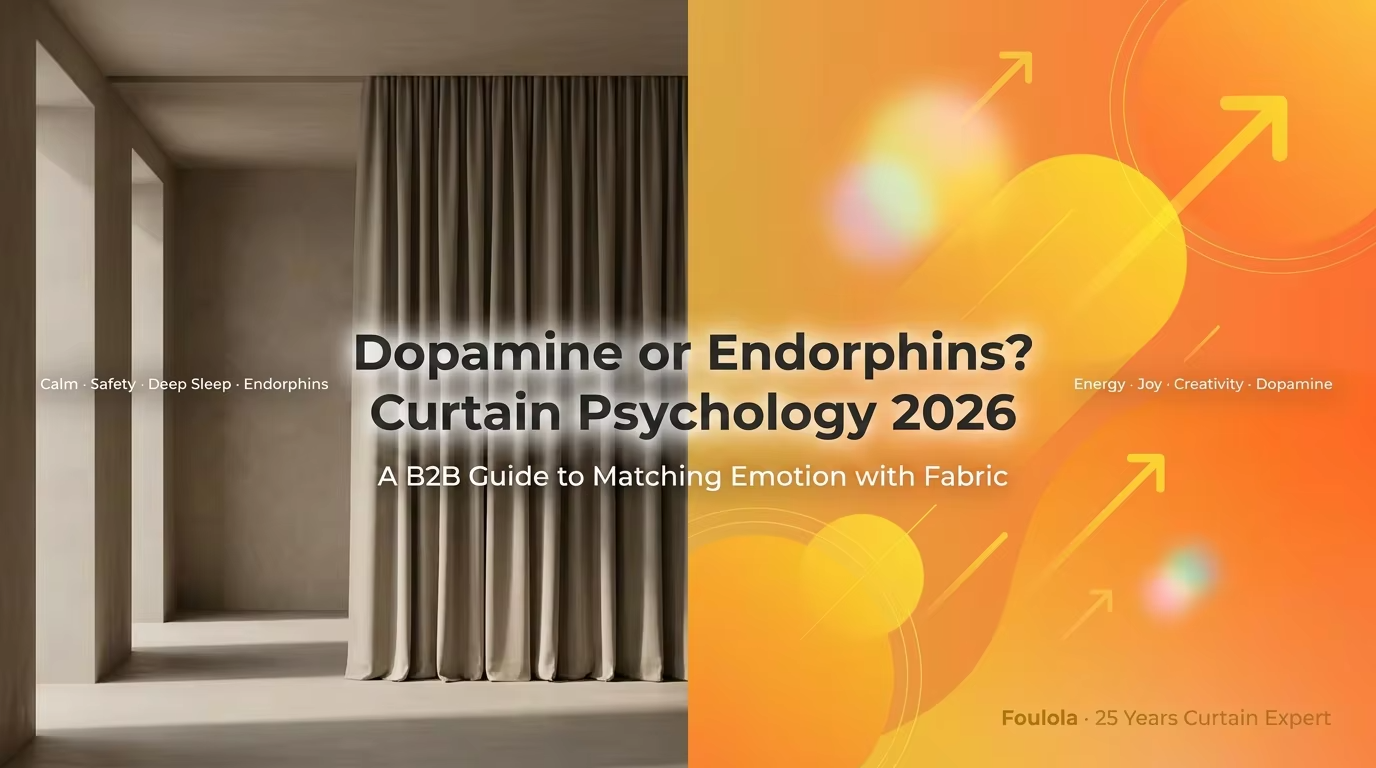Dopamine or Endorphins? The Psychology Behind Curtain Choices in 2026 – A B2B Perspective