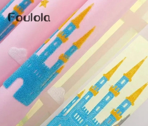 Foulola Cartoon Series:YLT/TYH/TBB/MHCB,Embroidery ArtworK