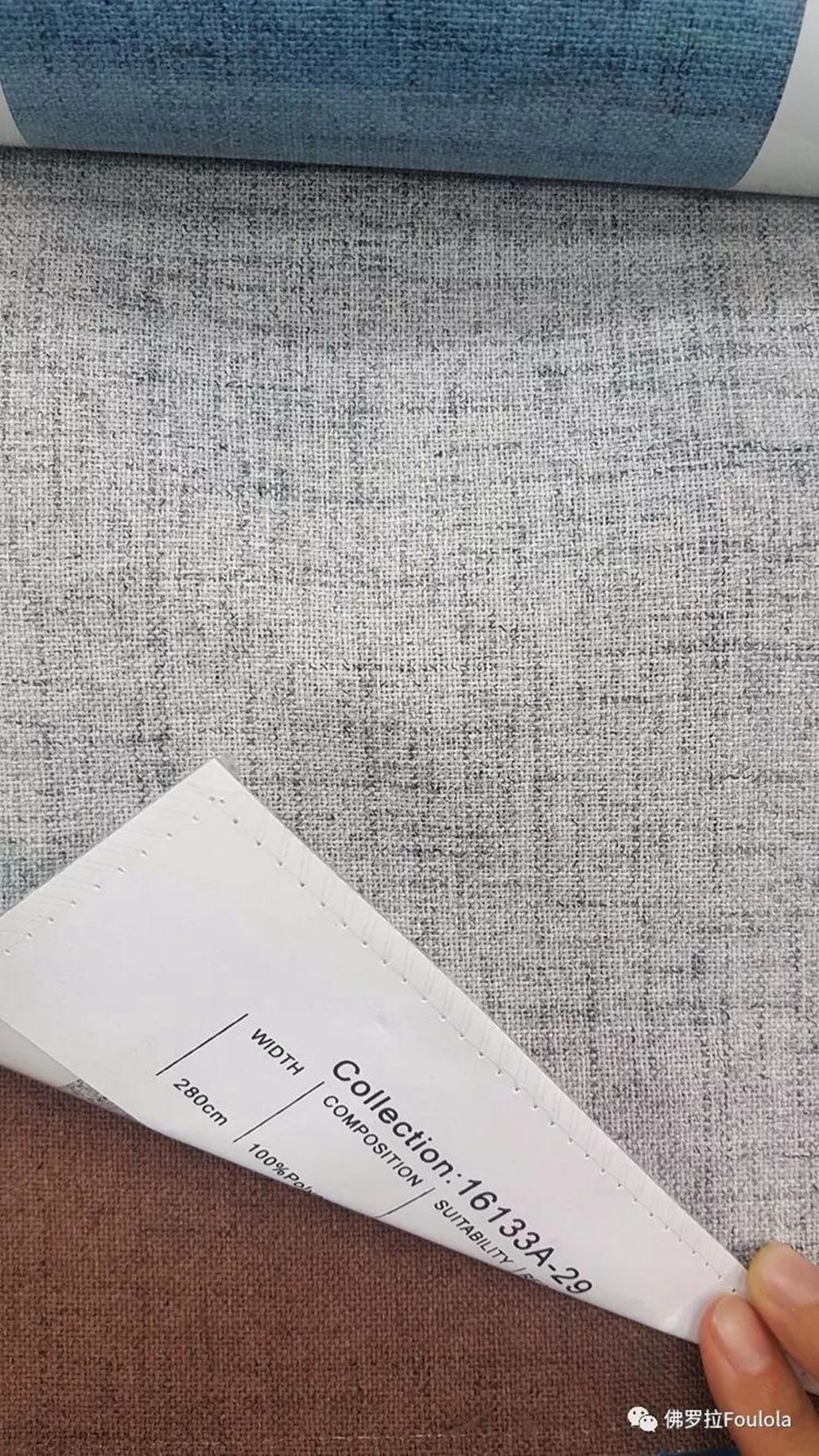 Foulola:16133A# Series,2.8/3.2m Two Sided Artwork Linen Fabric supplier