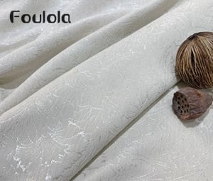 Foulola: LMHY2610# – Metallic Floral Garden Jacquard Chenille 90-95% Blackout Curtain & Fabric – 411GSM Triple-Weave, Acoustic & Thermal, Soft Drape, 280CM Width, 5 Colours – Ideal for Hotels, Resorts & Luxury Residential