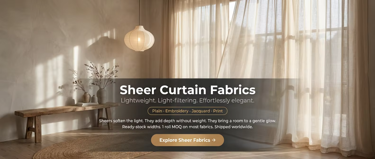 Sheer Curtain Fabric