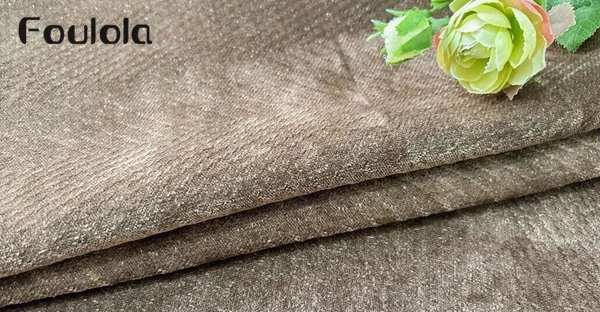 Foulola News： Yarn-Dyed Chenille Linen 90-95% Blackout Curtain & Fabric ---  2605# 