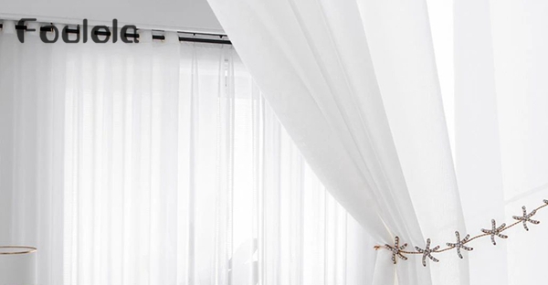 Foulola News:Colorful 2028-103 Super Soft Ready Made Sheer Curtain