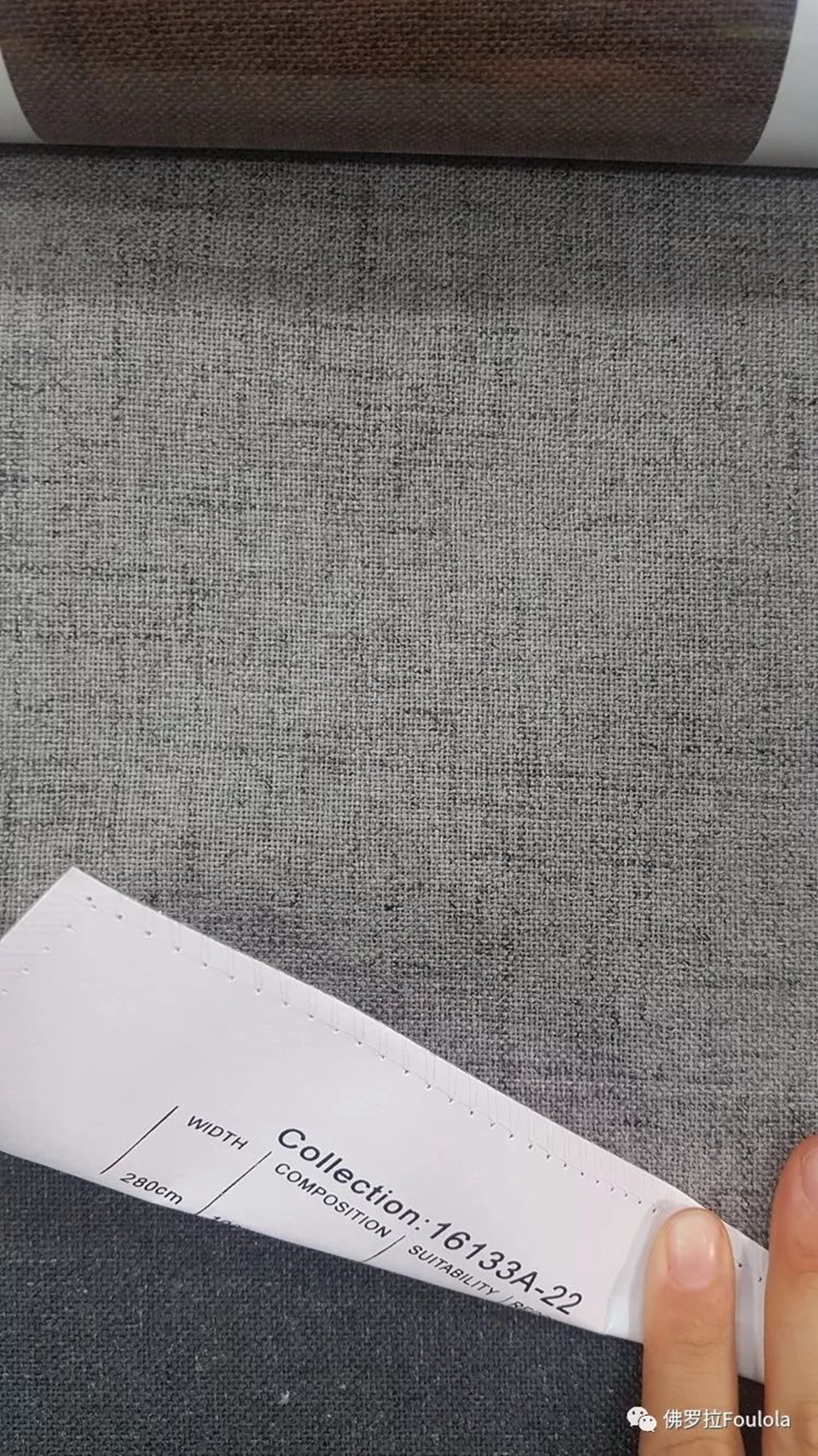 Foulola:16133A# Series,2.8/3.2m Two Sided Artwork Linen Fabric manufacture