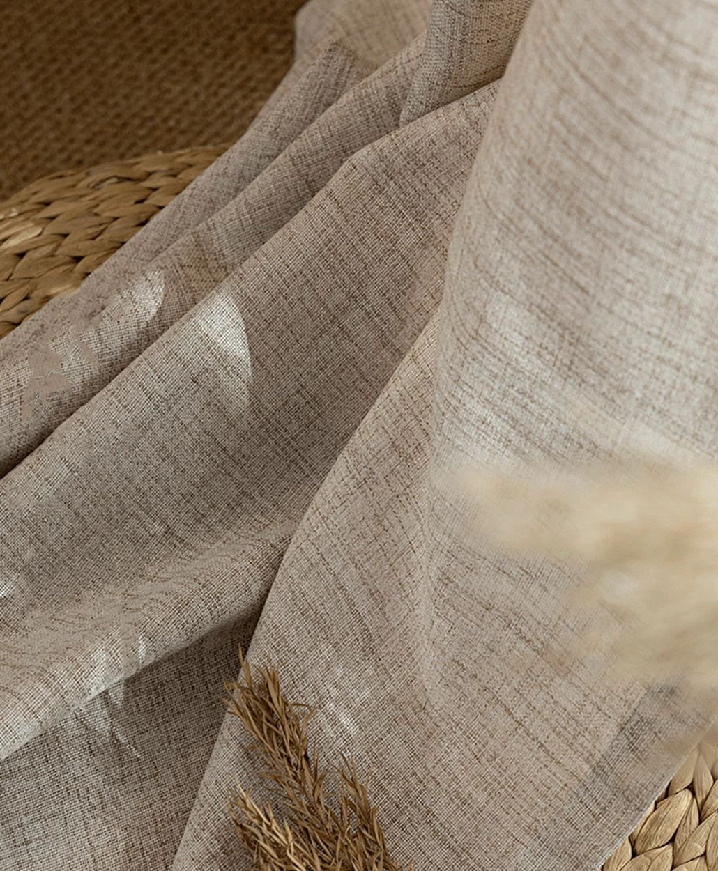Foulola:16133A# Series,2.8/3.2m Two Sided Artwork Linen Fabric supplier