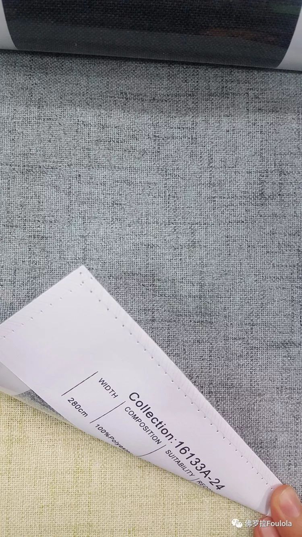 Foulola:16133A# Series,2.8/3.2m Two Sided Artwork Linen Fabric supplier