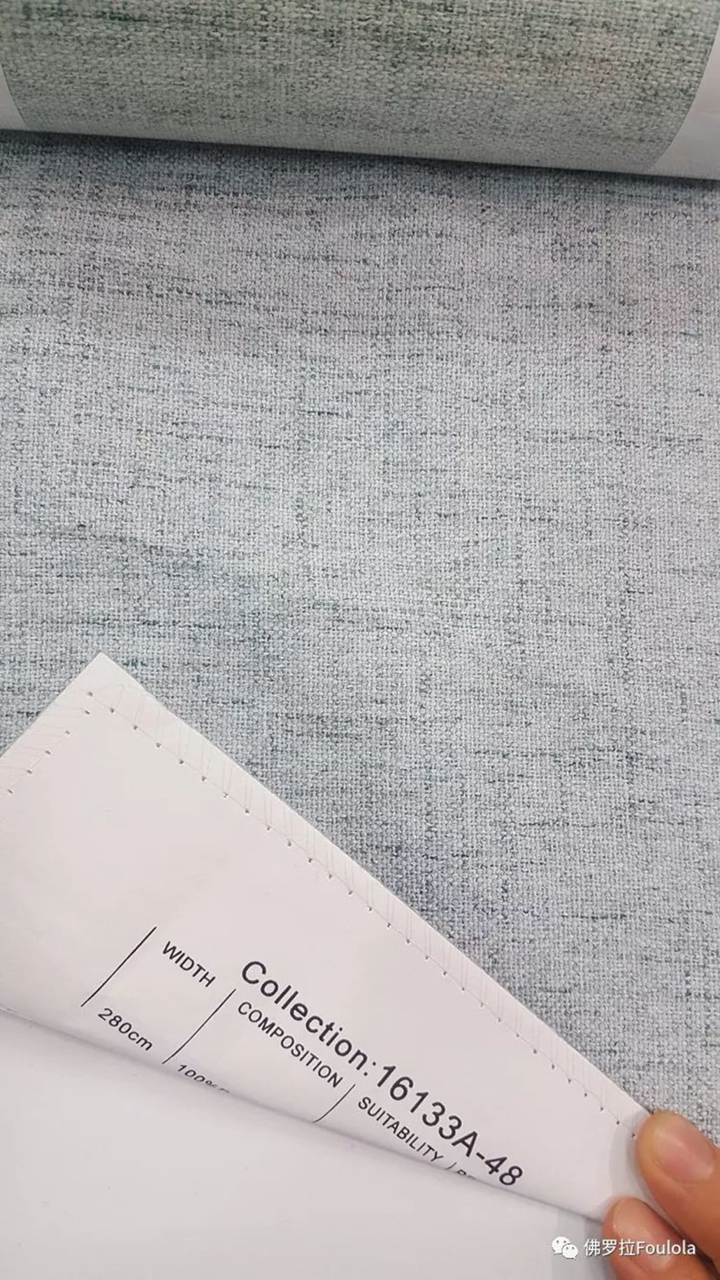 Foulola:16133A# Series,2.8/3.2m Two Sided Artwork Linen Fabric factory