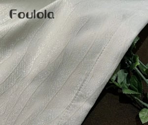 Foulola News: 2.8/3.4m CFSL 8001# Luksusowy Wyszywany Zasłon z Efektem Przeciwświatłowym