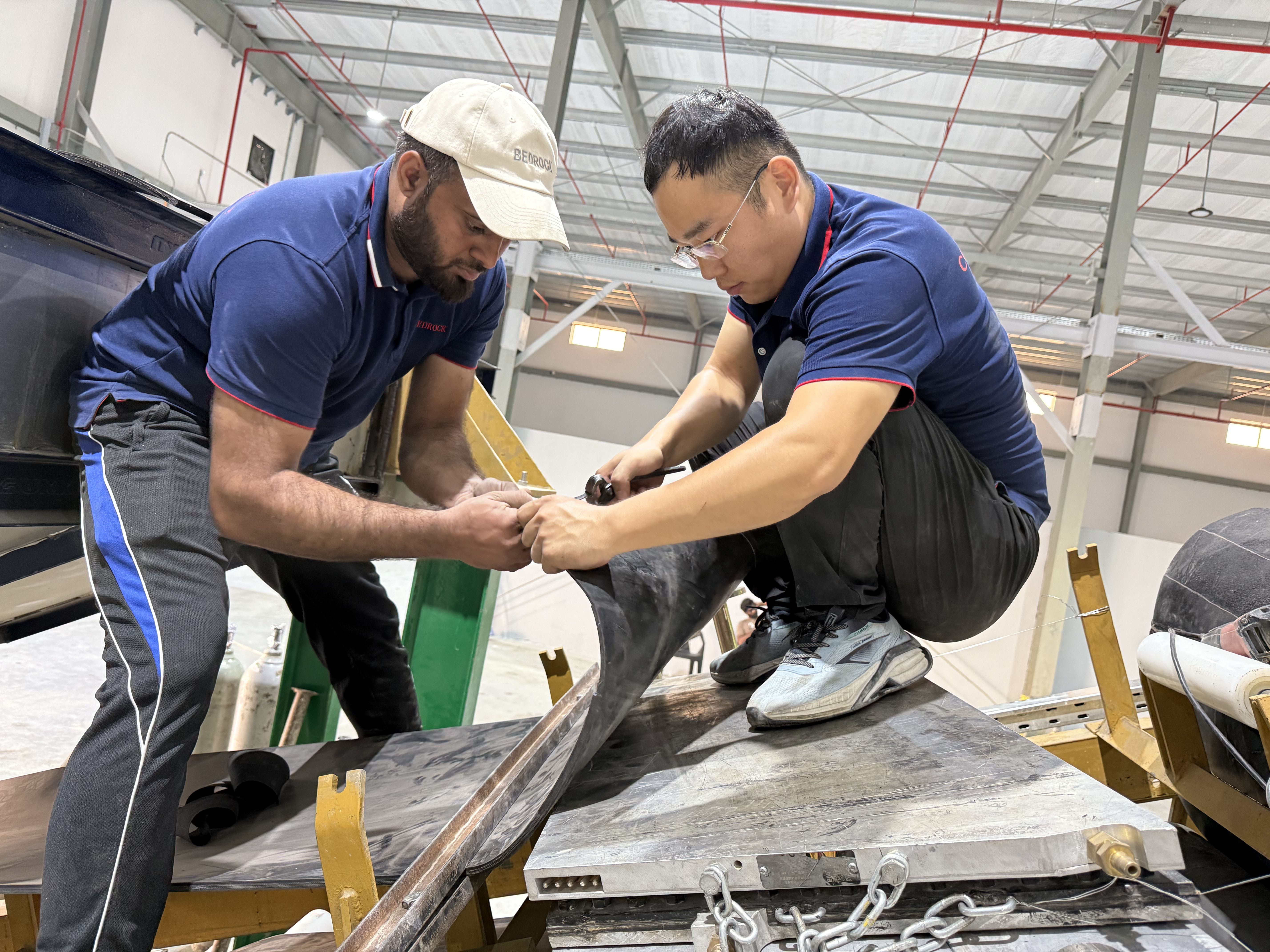 Chemical Plant · Precision Belt Cutting and Restoration