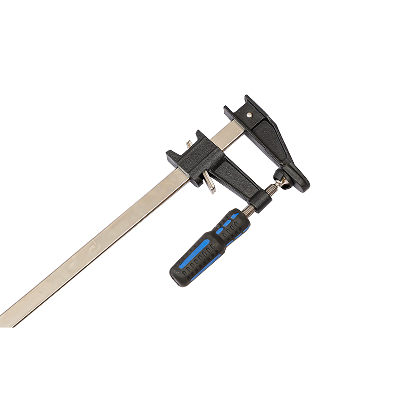 America Type Plastic Handle F-clamp Black