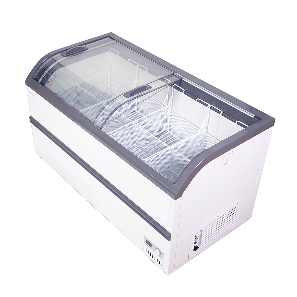 Supermarket top sliding glass island freezer display freezer SD-15Q