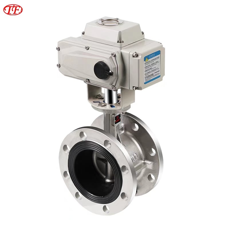 Stainless Steel Electric Flange Butterfly Valve D941X-16P