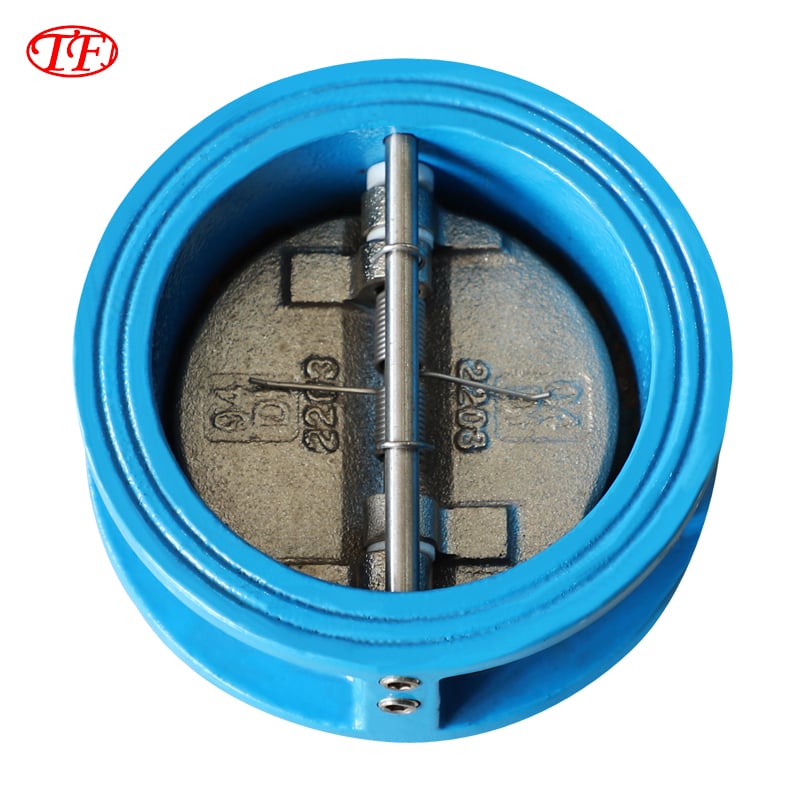 Ductile Iron Wafer Double Leaf Butterfly Check Valve H76X-16Q