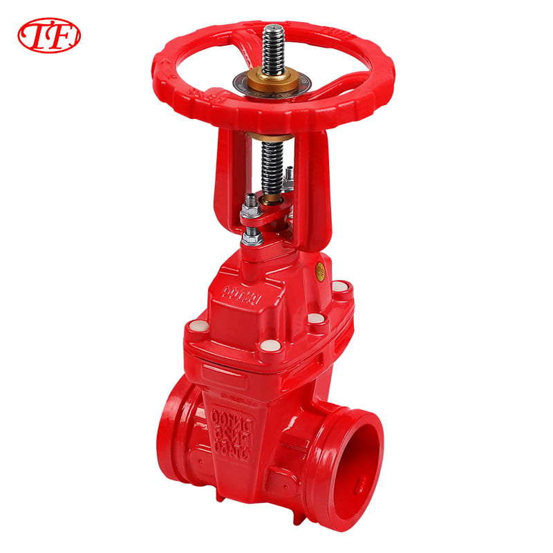 Manual Ductile Iron Grooved Stem Soft Seal Gate Valve Z81X-16Q